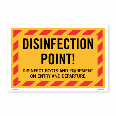  Disinfection Point Sign