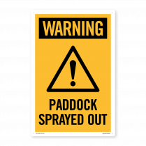  Warning  Paddock Sprayed Out