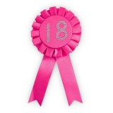 LMAP133 ** LANDMARK 18 ROSETTE - PINK (4 PACK)