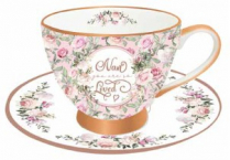 LMMD070 **NAN LOVED TEA CUP & SAUCER