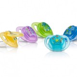 N15740 NUBY 2 PK PRIMA ORTHO PACIFIER 0-6 MTHS