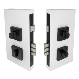 Pull Handle Double Turn Lock Square 60mm