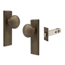 Sutton Square Longplate - Passage Set