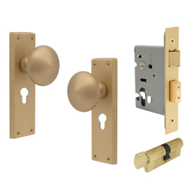 Sutton Square Longplate - Euro Locking Set