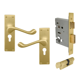 York Square Longplate - Euro Locking Set