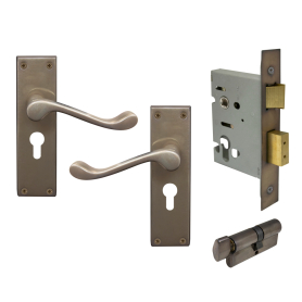 York Square Longplate - Euro Locking Set