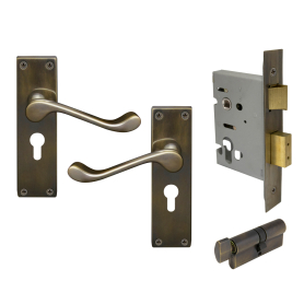 York Square Longplate - Euro Locking Set