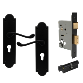 York Victorian Longplate - Euro Locking Set