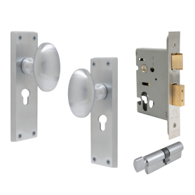 Camden Square Longplate - Euro Locking Set