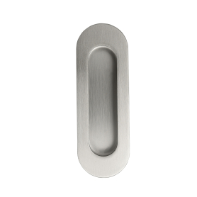 Oval Concealed Fix Flushpull 120x40mm