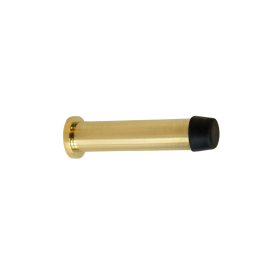 85mm Skirting Doorstop Slimline - Brass