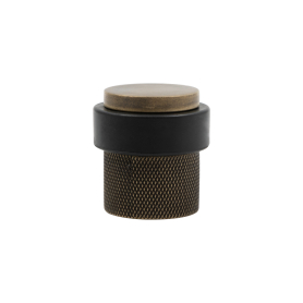38mm Floor Mount Doorstop - Diamond Knurl
