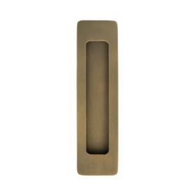 158x42mm Flushpull 128mm crs - Brass