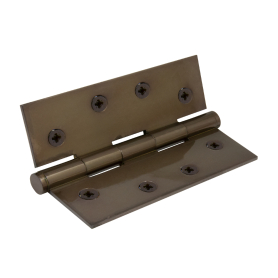 Brass Hinge Loose Pin Flat Tip 100mm x 75mm