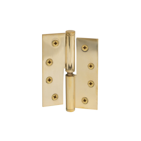 Hinge Brass Lift-Off LH Loose Pin Flat Tip 100mm x 75mm