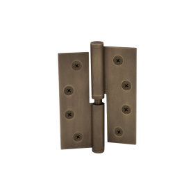 Hinge Brass Lift-Off RH Loose Pin Flat Tip 100mm x 75mm