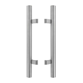 Pull Handle 450mm Offset Stainless Steel
