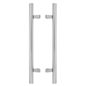 Pull Handle 600mm Offset Stainless Steel