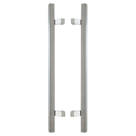 Pull Handle 25mm sq offset 600mm 426 cr