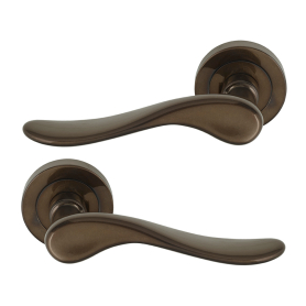 Haven 52mm Round Rose Lever Set