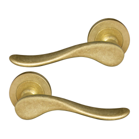 Haven 52mm Round Rose Lever Set