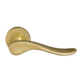 Haven Round Rose Dummy Lever - LH