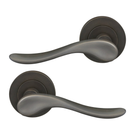 Haven 64mm Large Rose Lever Set