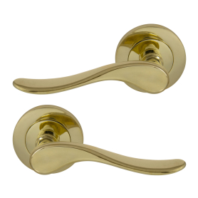 Haven 64mm Large Rose Lever Set