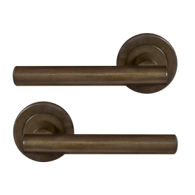 Charleston 52mm Round Rose Lever Set