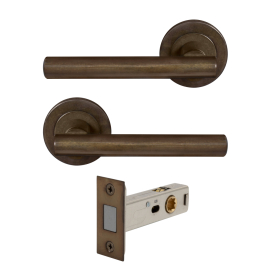 Charleston Round Rose Passage Set - Magn. Latch