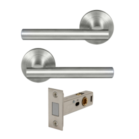 Charleston Round Rose Passage Set - Magn. Latch