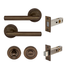Charleston Round Rose Privacy Set - Magn. Latch