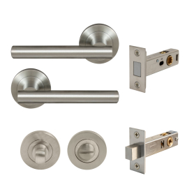 Charleston Round Rose Privacy Set - Magn. Latch