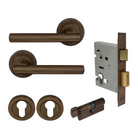 Charleston Round Rose Entrance Set - E48