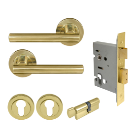 Charleston Round Rose Entrance Set - E48