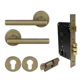 Charleston Round Rose Entrance Set - E85