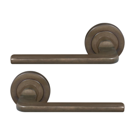 Chalet 52mm Round Rose Lever Set