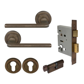 Chalet Round Rose Entrance Set - E48
