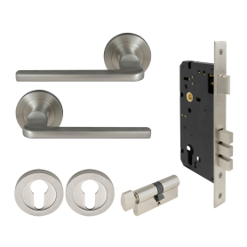 Chalet Round Rose Entrance Set - E85