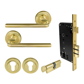 Chalet Round Rose Entrance Set - E85