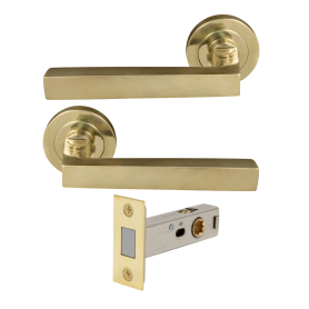 Federal Round Rose Passage Set - Magn. Latch