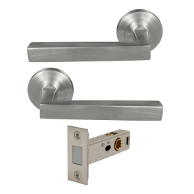 Federal Round Rose Passage Set - Magn. Latch