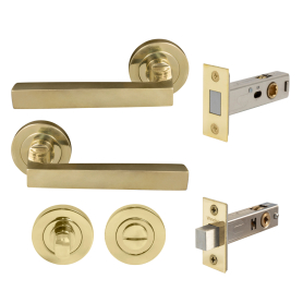 Federal Round Rose Privacy Set - Magn. Latch