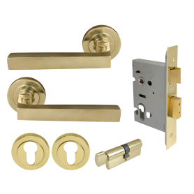 Federal Round Rose Entrance Set - E48