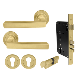 Federal Round Rose Entrance Set - E85