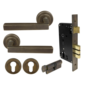 Federal Round Rose Entrance Set - E85