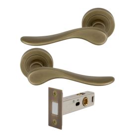 Haven Round Rose Passage Set - Magn. Latch