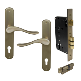 Haven Longplate Oval Entrance Set - E85