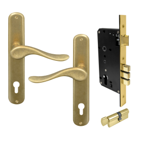 Haven Longplate Oval Entrance Set - E85