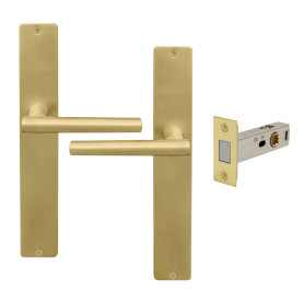 Charleston Longplate Square Passage Set - Magn. Latch